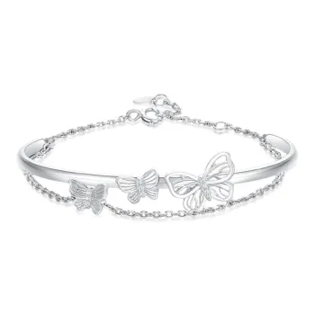 MISS TOOYA S925 Silver Bracelets Women's
