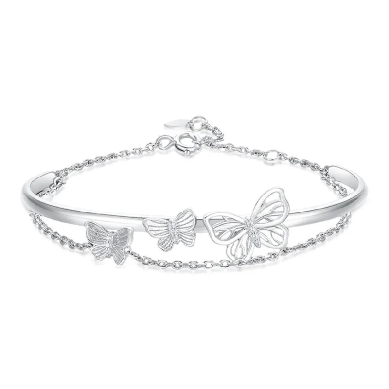 MISS TOOYA S925 Silver Bracelets Women's-0
