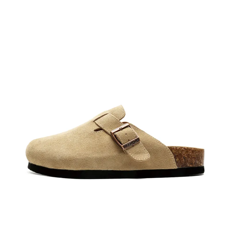 BUFFALO BOUND Composite Sole Quiet Abrasion Resistant Wrap toe Slippers Unisex-10