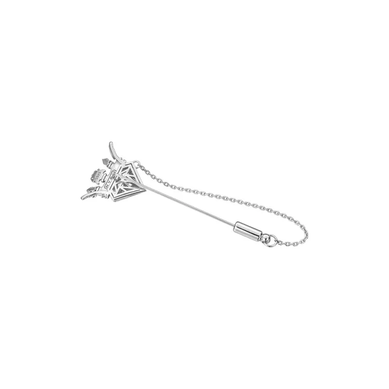 MYSH 925 Sterling Silver Brooches Men's-3