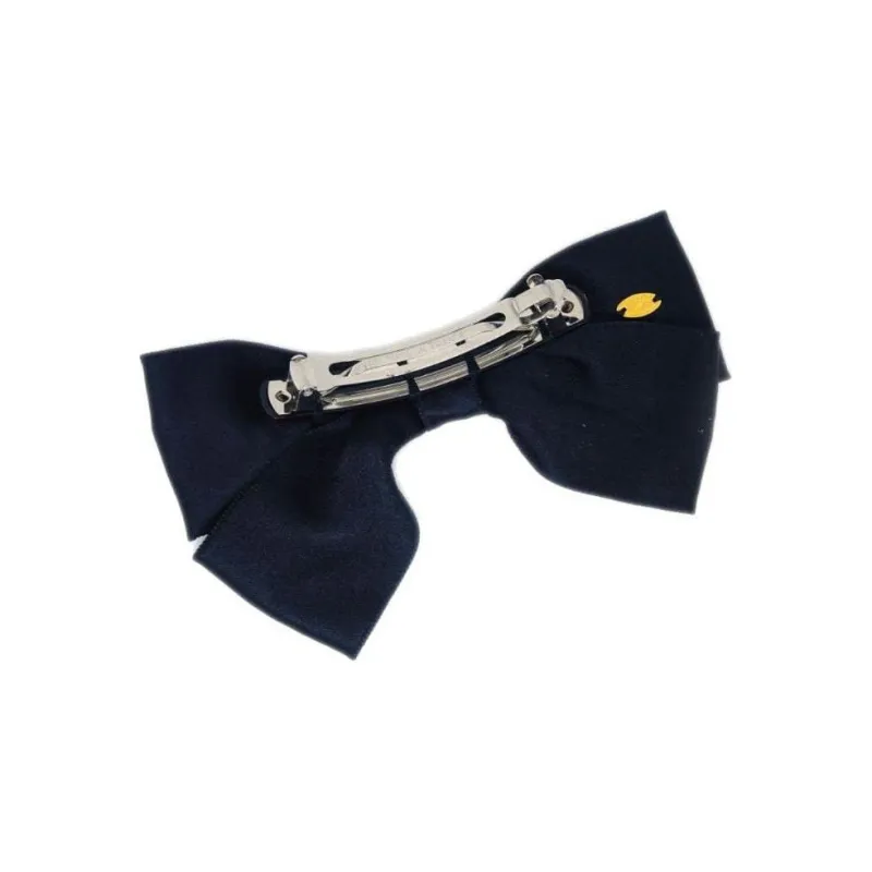 CHANEL 1990-2000s Cc Bow Hair Barrette-1