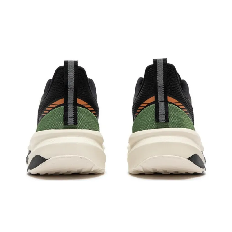361° Ride The Mountain Breathable And Slip Resistant Low Top Casual Running Shoes Men's Black Rice-3