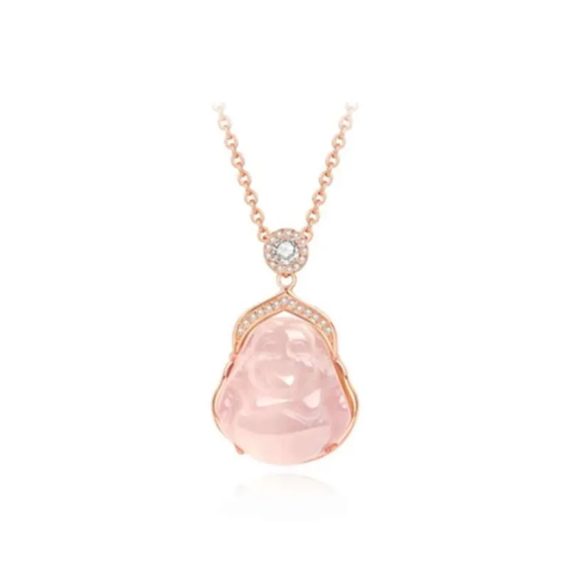 ZHONGLING Chalcedony Necklaces Women's-3