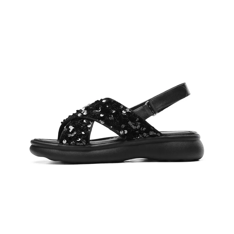 BOSSSUNWEN One Strap Sandals Women's-6