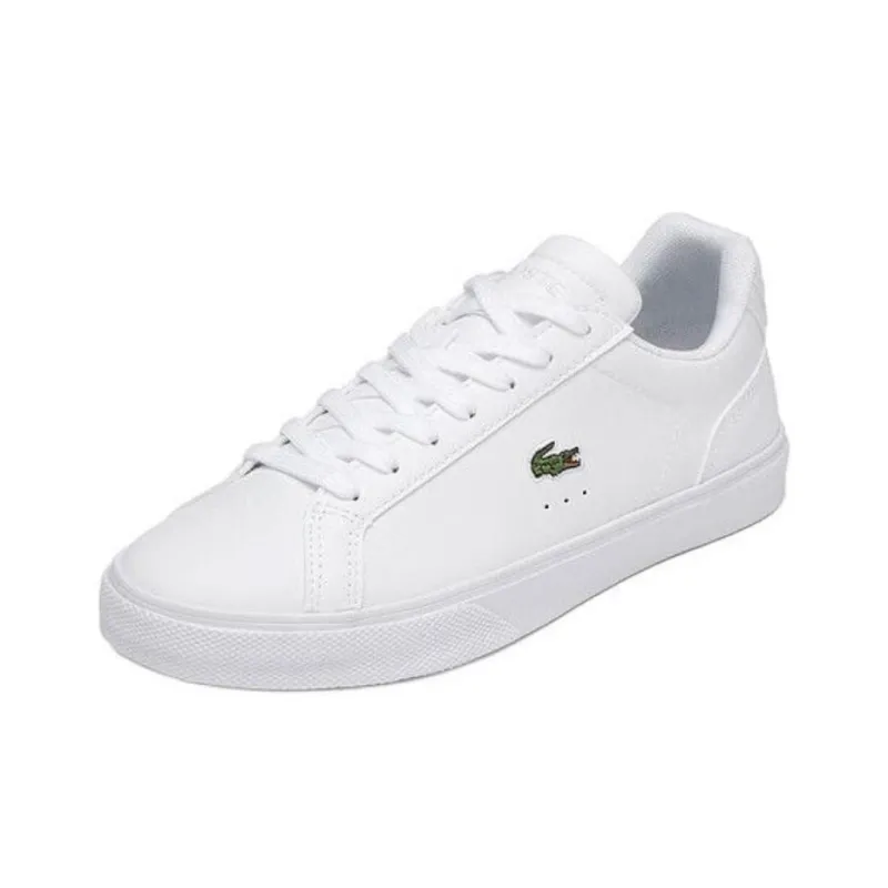 LACOSTE Low Top Skateboard Shoes Women's White-1