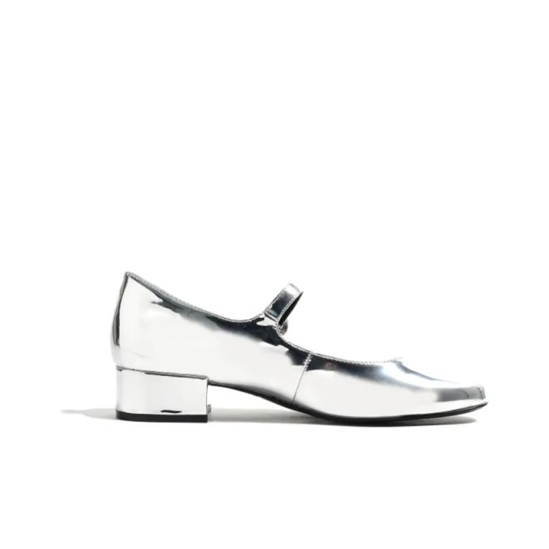 STEVE MADDEN Chunky Heel Mary Jane Shoes 3cm Women's-1