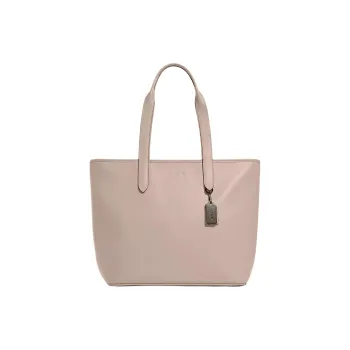 COACH Sullivan High-Quality Pebbled Leather Tote Bag Shopping Bag Shoulder Bag Handbag Large Size Men's Light Pink