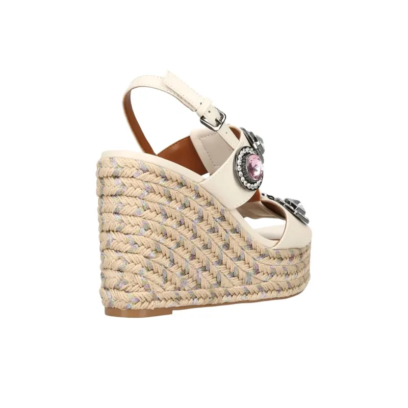 Kurt Geiger London Strap Sandals 10.5cm Women's Beige-3
