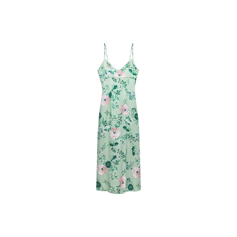 ZARA Slip Dress Women's Multicolor-1