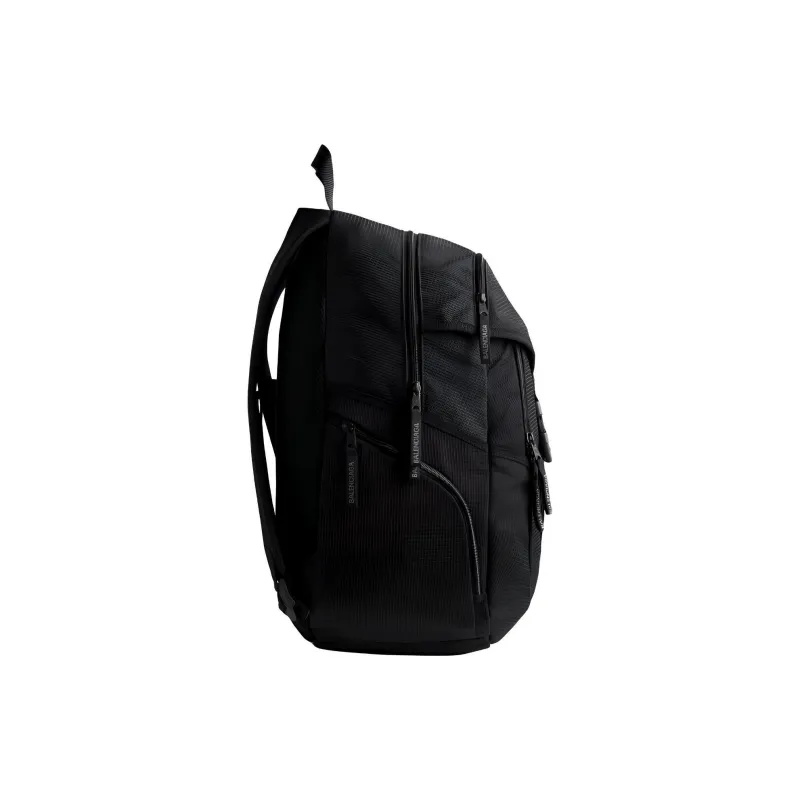 Balenciaga Fabric Backpack Large Size Men's Black-2