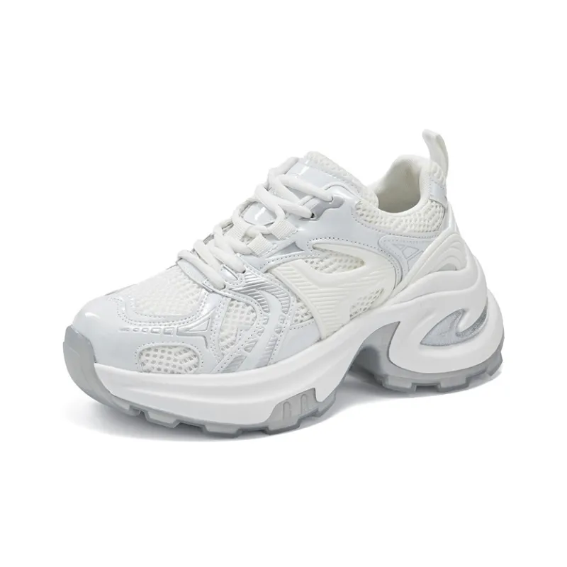 La Chapelle Slip Resistant, Abrasion Resistant, Breathable Low Top Chunky Sneakers Women's-0