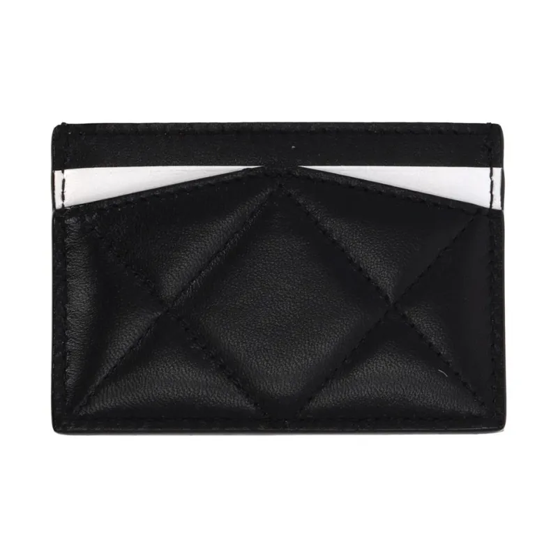 Alexander McQueen Leather Card Holder Card Holder Women's Black-1