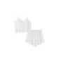 White (Camisole+Shorts)