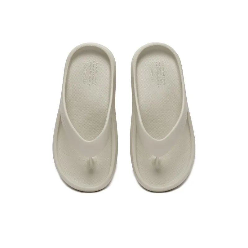 Snow Peak Slip-Resistant Antibacterial Flip Flops Unisex Beige-2