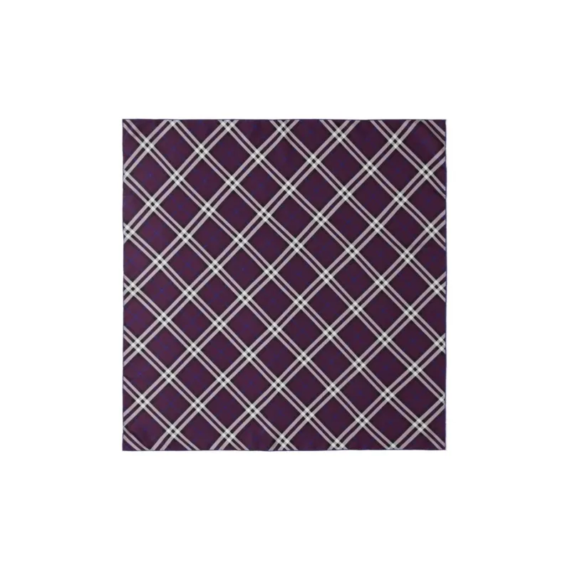 Burberry Check Printed Square Scarf-0