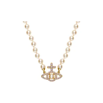 Vivienne Westwood Orb Pendant Embellished Necklace