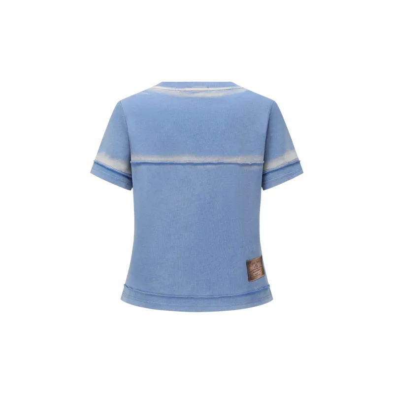 Alexia Sandra Set in Sleeve T Shirt Women's-1