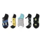 Trendy No-Show Socks H Combo-5 Pack