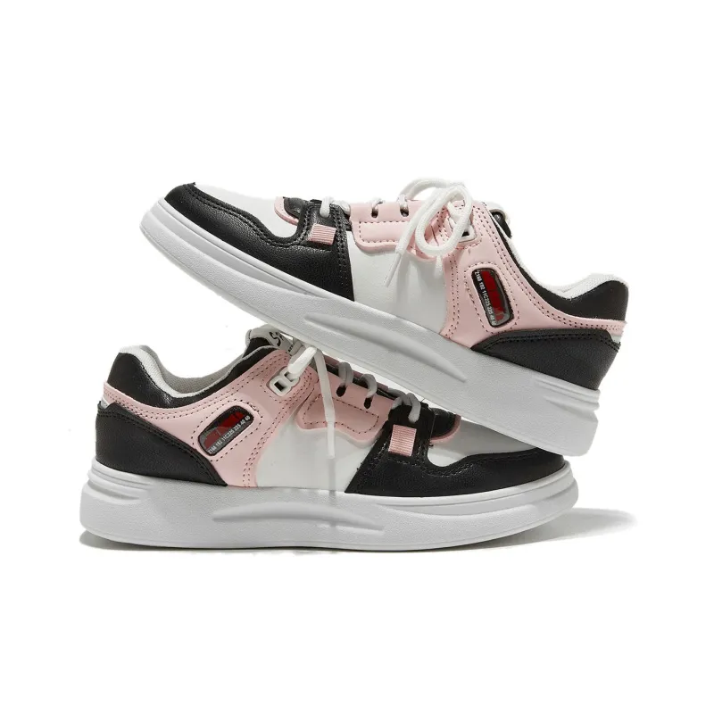 Little Red Man Lightweight Height Increasing Coverage Low-Top Skateboard Shoes Women's-9