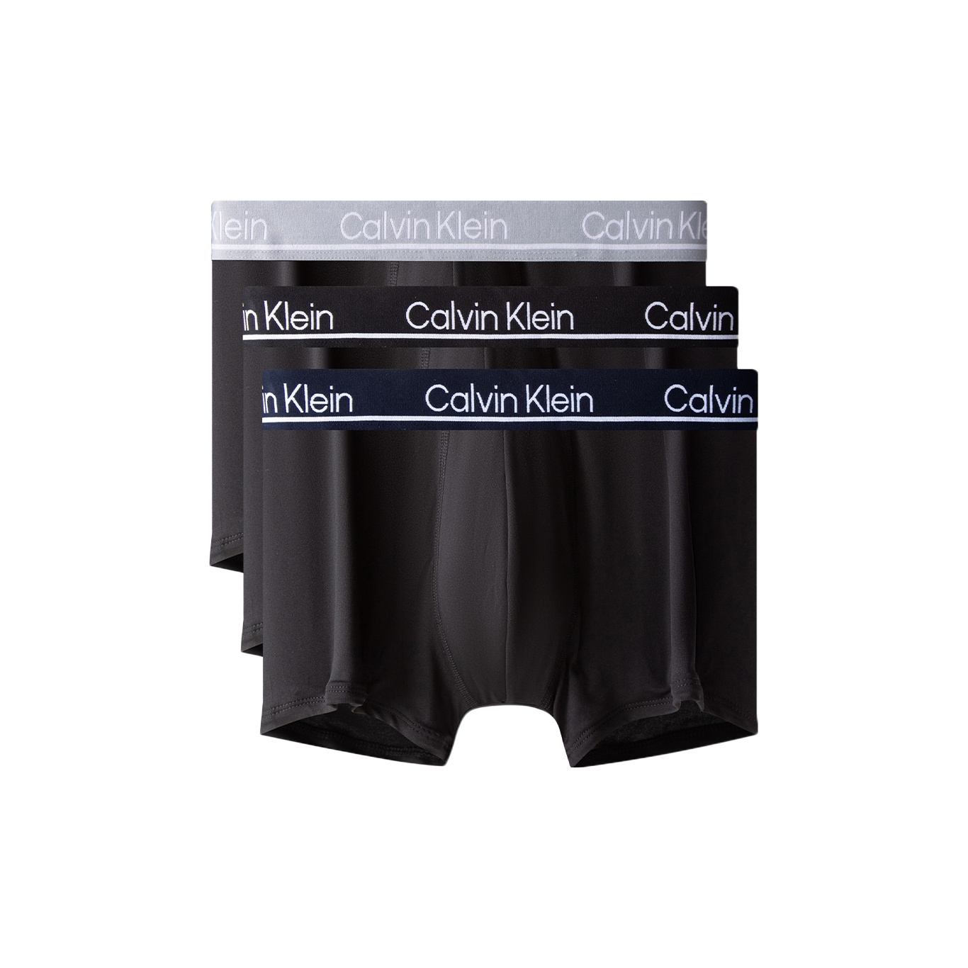 Calvin Klein Men Underpants EMA-Black Background with Black