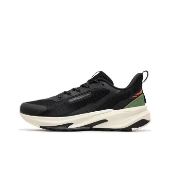 361° Ride The Mountain Breathable And Slip Resistant Low Top Casual Running Shoes Men's Black Rice