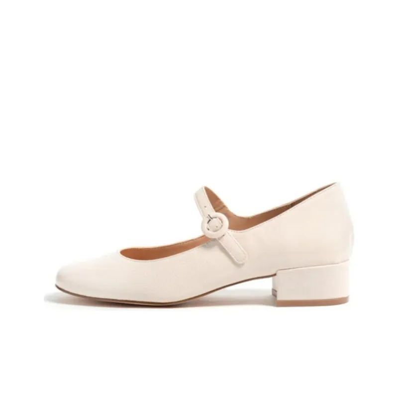 STEVE MADDEN Chunky Heel Mary Jane Shoes 3cm Women's-5