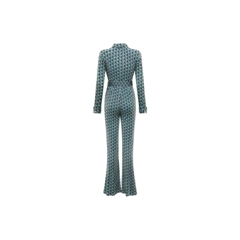 DVF Diane Von Furstenberg Jumpsuit Women's Green-1
