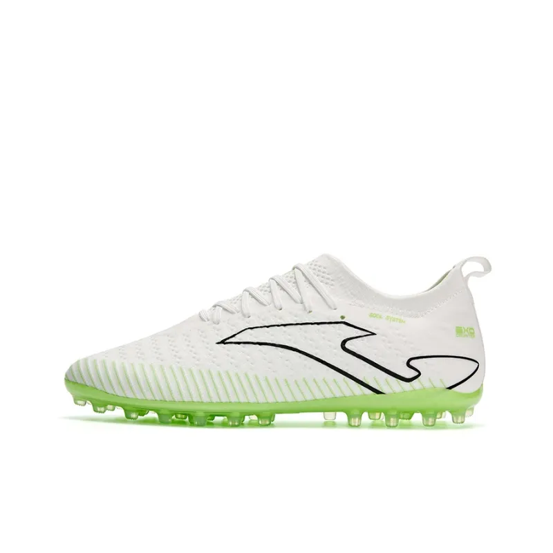 Joma MG Rubber Short Studs Artificial Ground Soccer Shoes Men's White Green-1