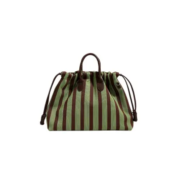 TTaG．baG Canvas Canvas Bag Crossbody Handbag Large Size Women's Green