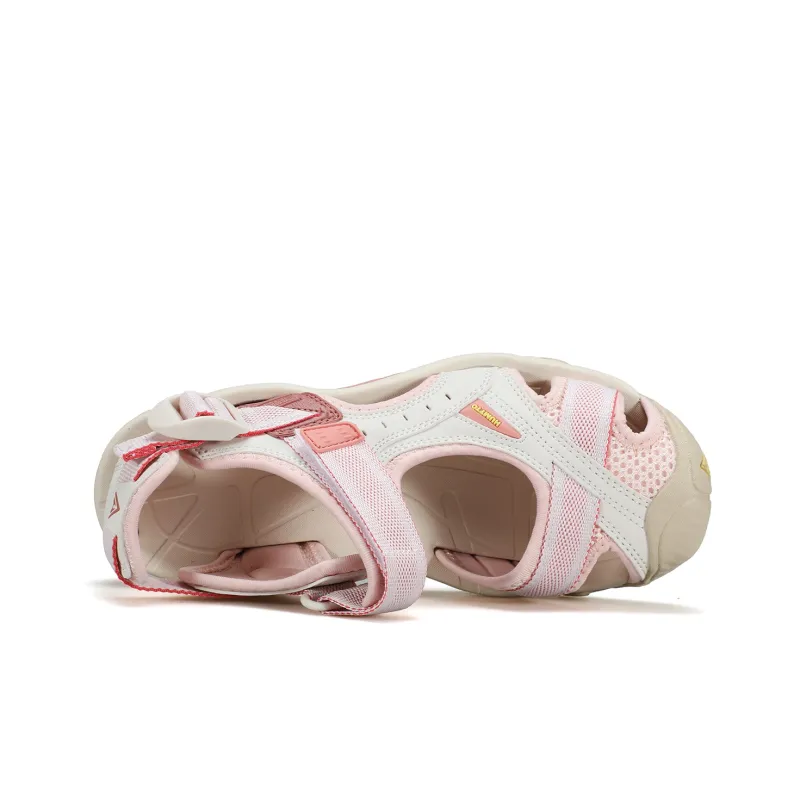 HUMTTO Non slip Lightweight Beach Sandals Women's Pink White-3