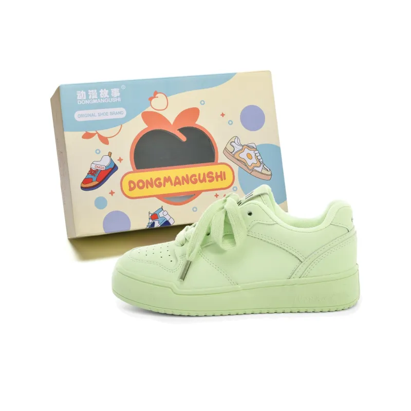 Anime Story Low Top Skateboard Shoes Women's-15