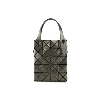 ISSEY MIYAKE PLATINUM COFFRET Polyurethane Handbag Women's Bronze