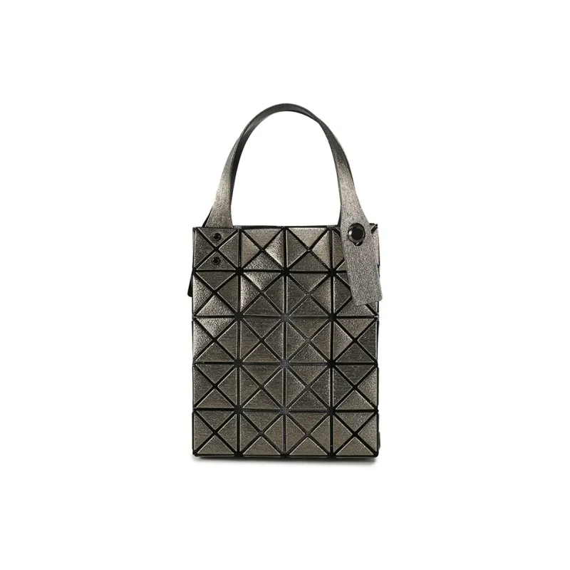ISSEY MIYAKE PLATINUM COFFRET Polyurethane Handbag Women's Bronze-0