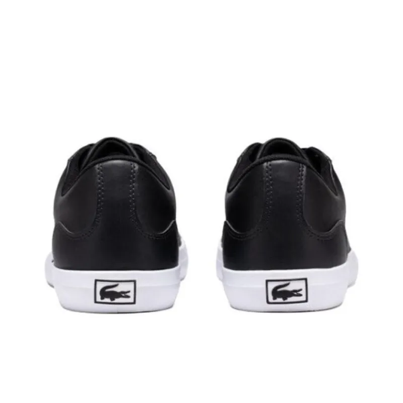 LACOSTE Low Top Skateboard Shoes Men's Black-3