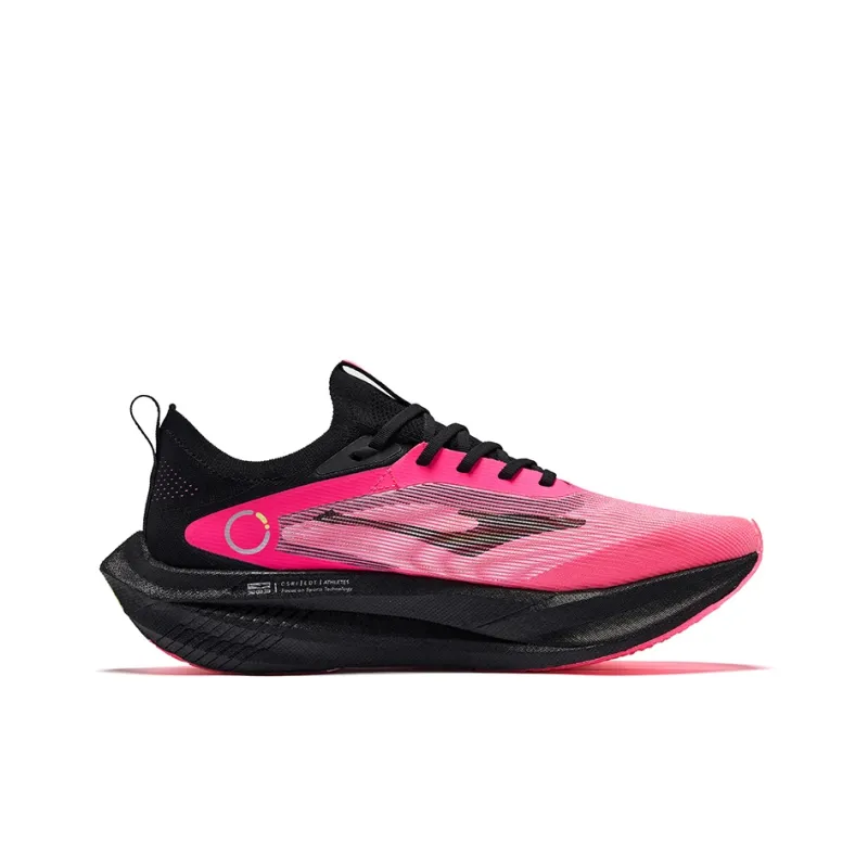 Erke Zhi Jing 2.5 Cushioning Breathable Rebound Low Top Marathon Running Shoes Men's Green Plum-1