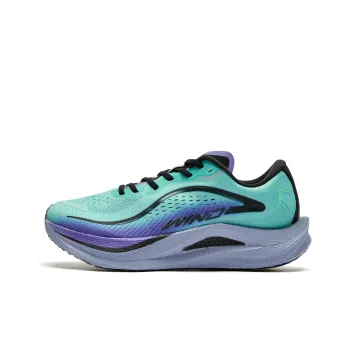 QIAODAN Strong Winds 2.0 Cushioning Anti Slip And Wear Resistant Low Top Running Shoes Men's Cirrus Blue