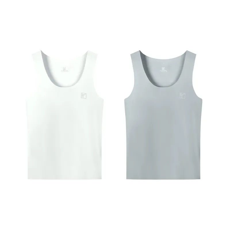 MIIOW Modal Ice Silk Tank Top Summer Men's Combo Set-15