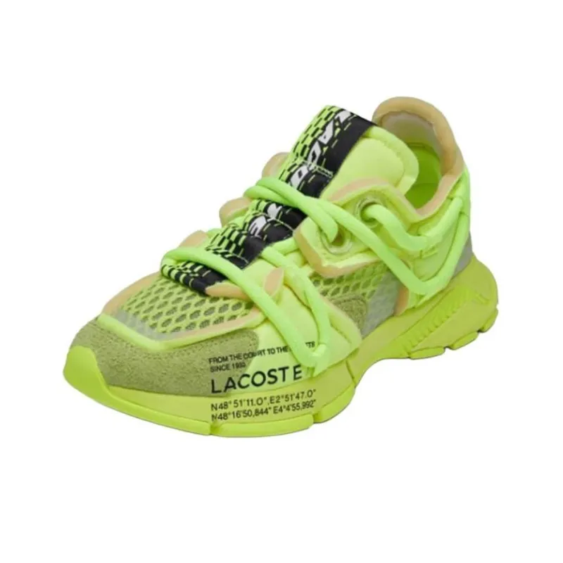 LACOSTE L003 Low Top Casual Shoes Men's Yellow-2