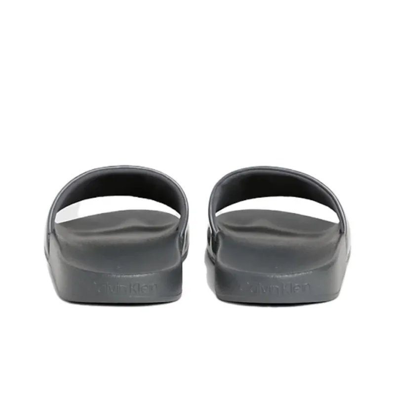 CALVIN KLEIN Slide Slippers Men's Gray-4