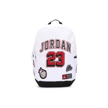 Jordan Polyester Backpack Unisex White