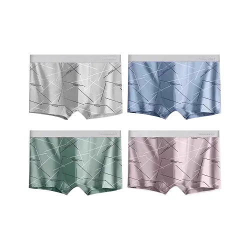 H YXIANG Underpants Men's 4 Pack