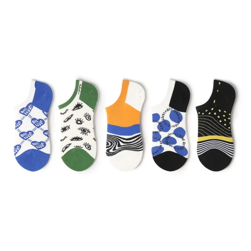 Primeet No Show Socks Women's 5 Pack-10