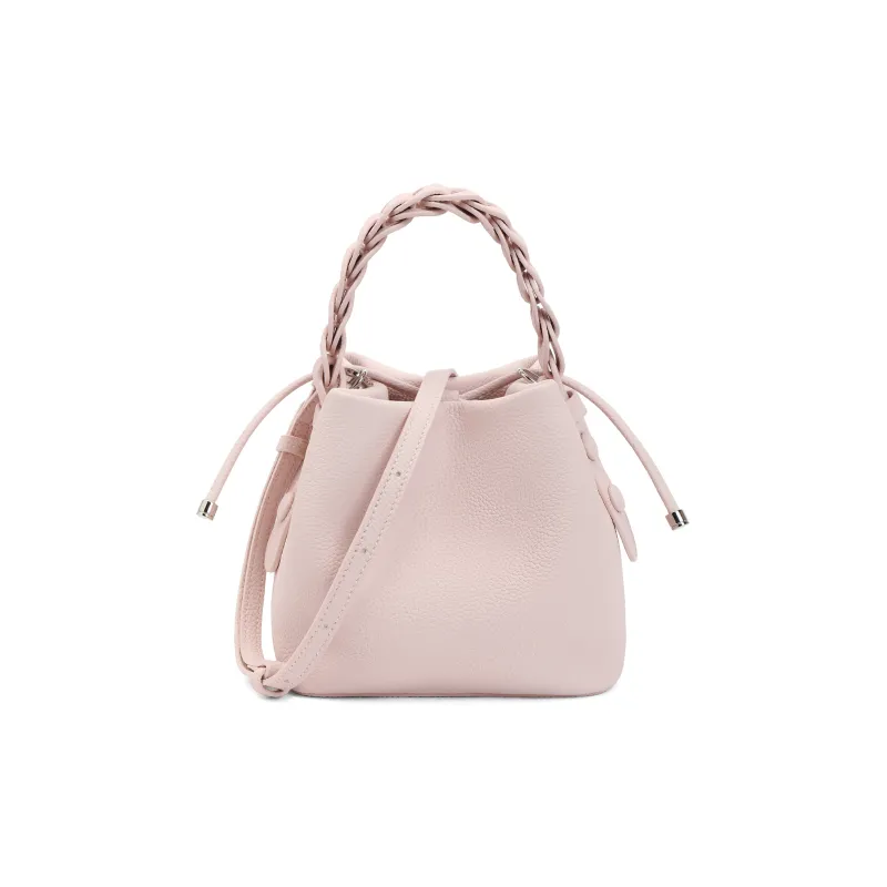 BELLE Cow Leather Bucket Bag, One Shoulder Handbag Regular Women's Multicolor-8