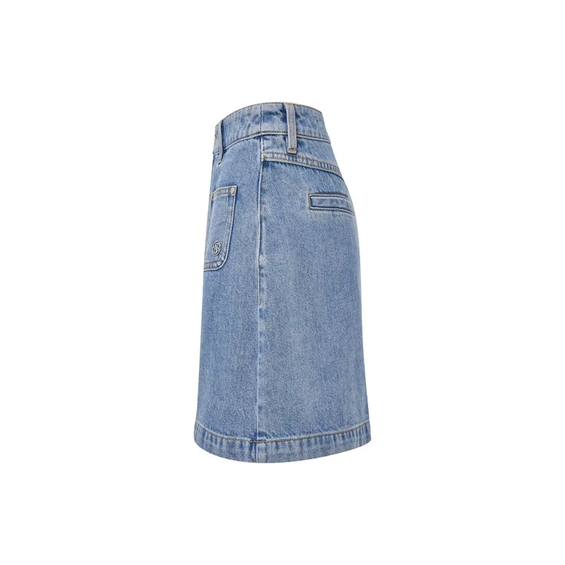 RARE Denim Short Skirts Women's Blue-1