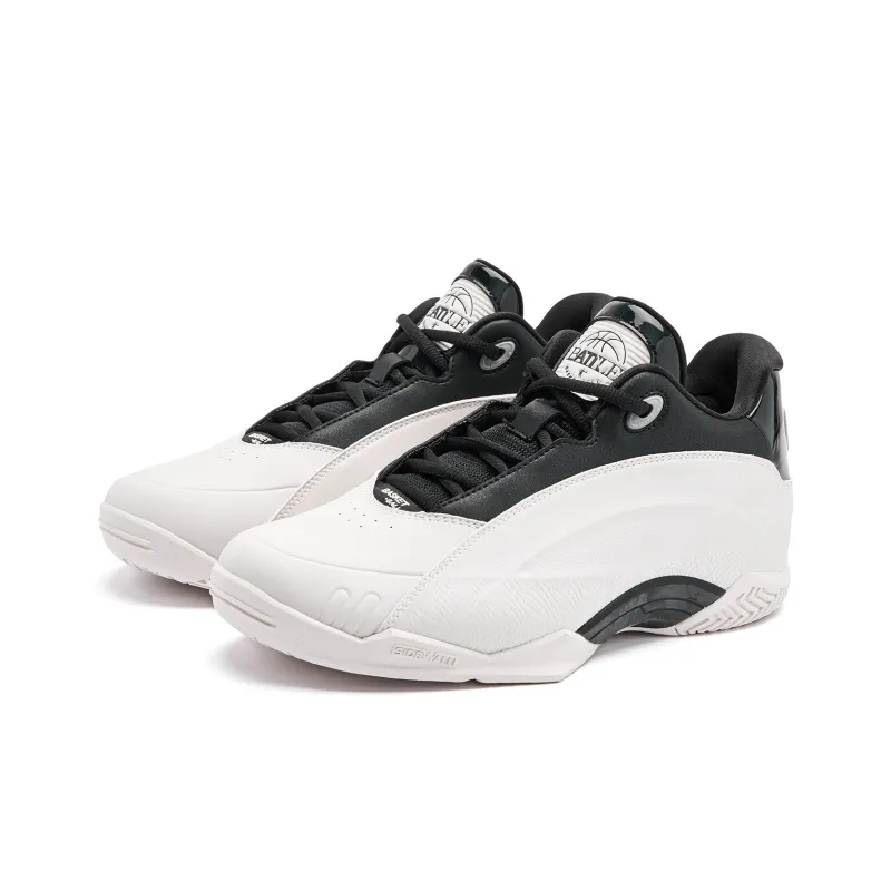 QIAODAN Basketball Shoes Men Low Top Crescent Black-2
