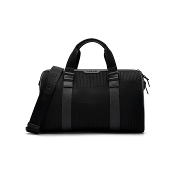 PEDRO Microfiber Handbag Men's Sand/Black