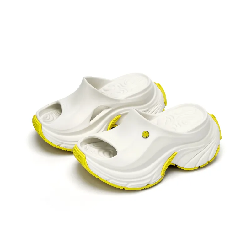 SMILEY Starfish Collection Slide Slippers Women's Wave White-3