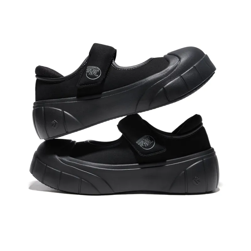Feiyue Wear-Resistant Waterproof And Breathable Low-Top Casual Shoes Women's Black-3
