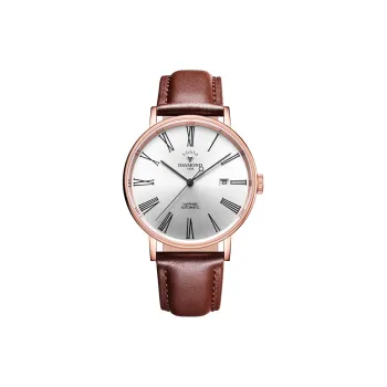 Diamond Automatic Mechanical Movement Watch Men's Watches Silver Dial