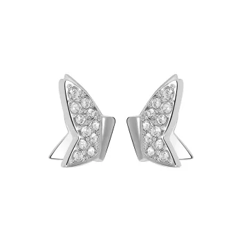 Swarovski Alloy Stud Earrings Women's Silver